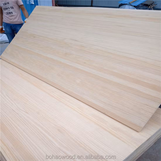Low Price Solid Wood Board Paulownia Wood Finger Joined Boards Edge Glued Wood Panels